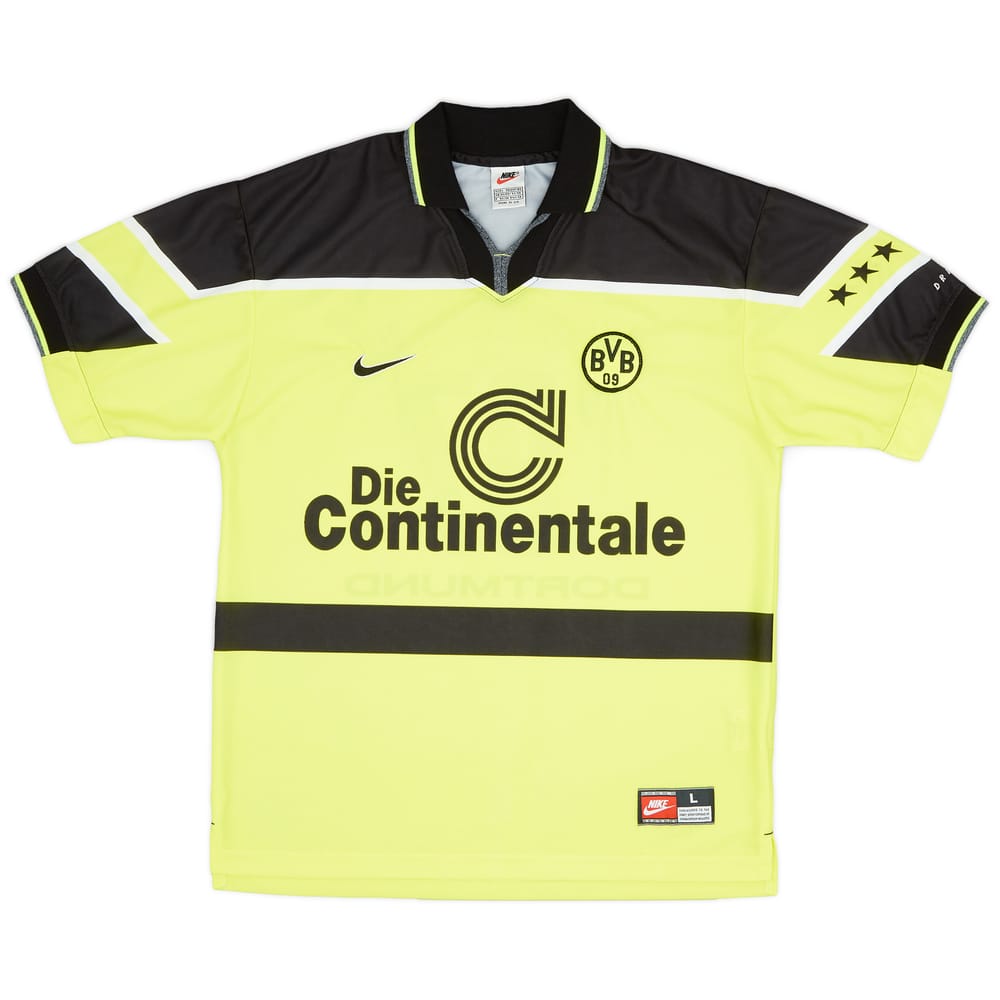 1997-98 Borussia Dortmund Home Champions League Sieger '97 Shirt - 8/10 - (L)