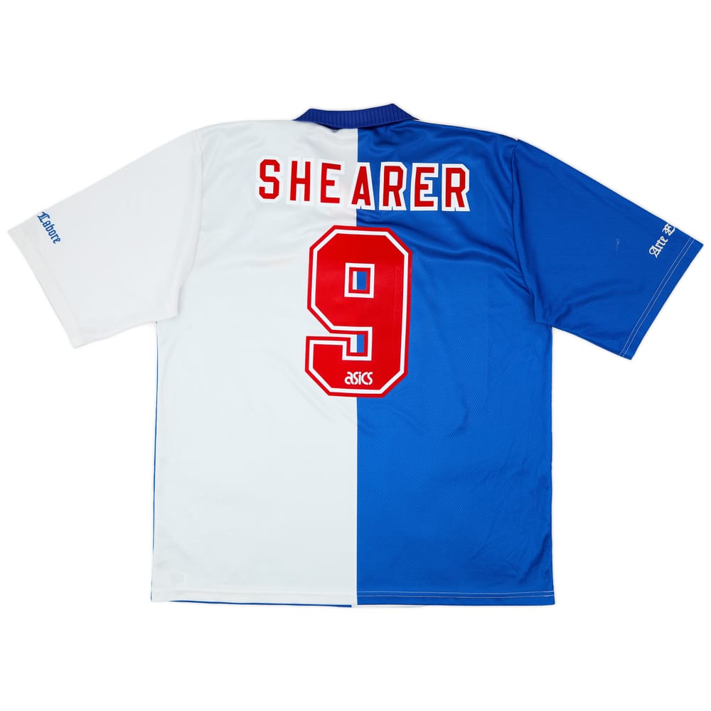 1995-96 Blackburn Home Shirt Shearer #9 - 9/10 - (XXL)