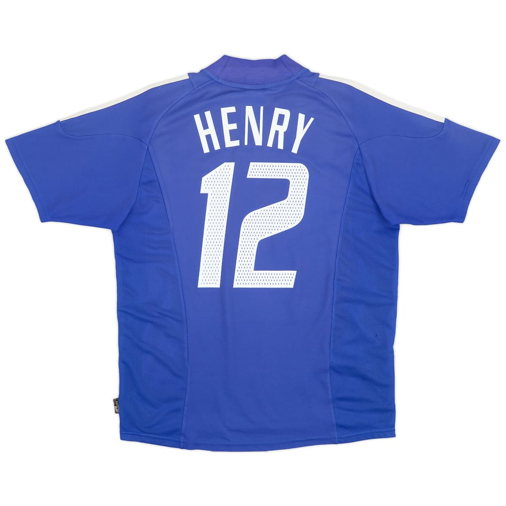 2002-04 France Home Shirt Henry #12 - 7/10 - (M)