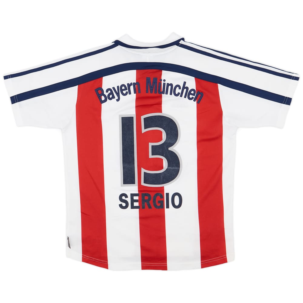 2000-01 Bayern Munich Away Shirt Sergio #13 - 7/10 - (XL.Boys)