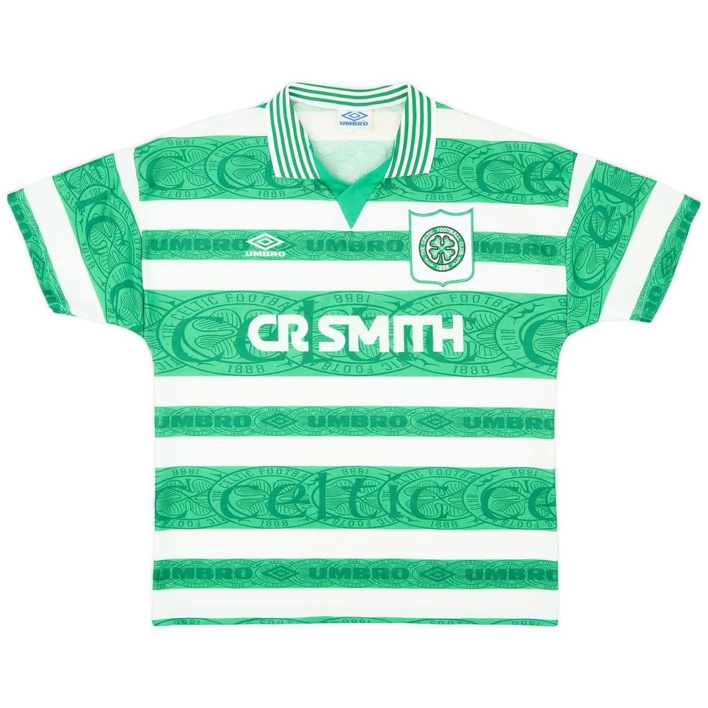 1995-97 Celtic Home Shirt - 8/10 - (L)