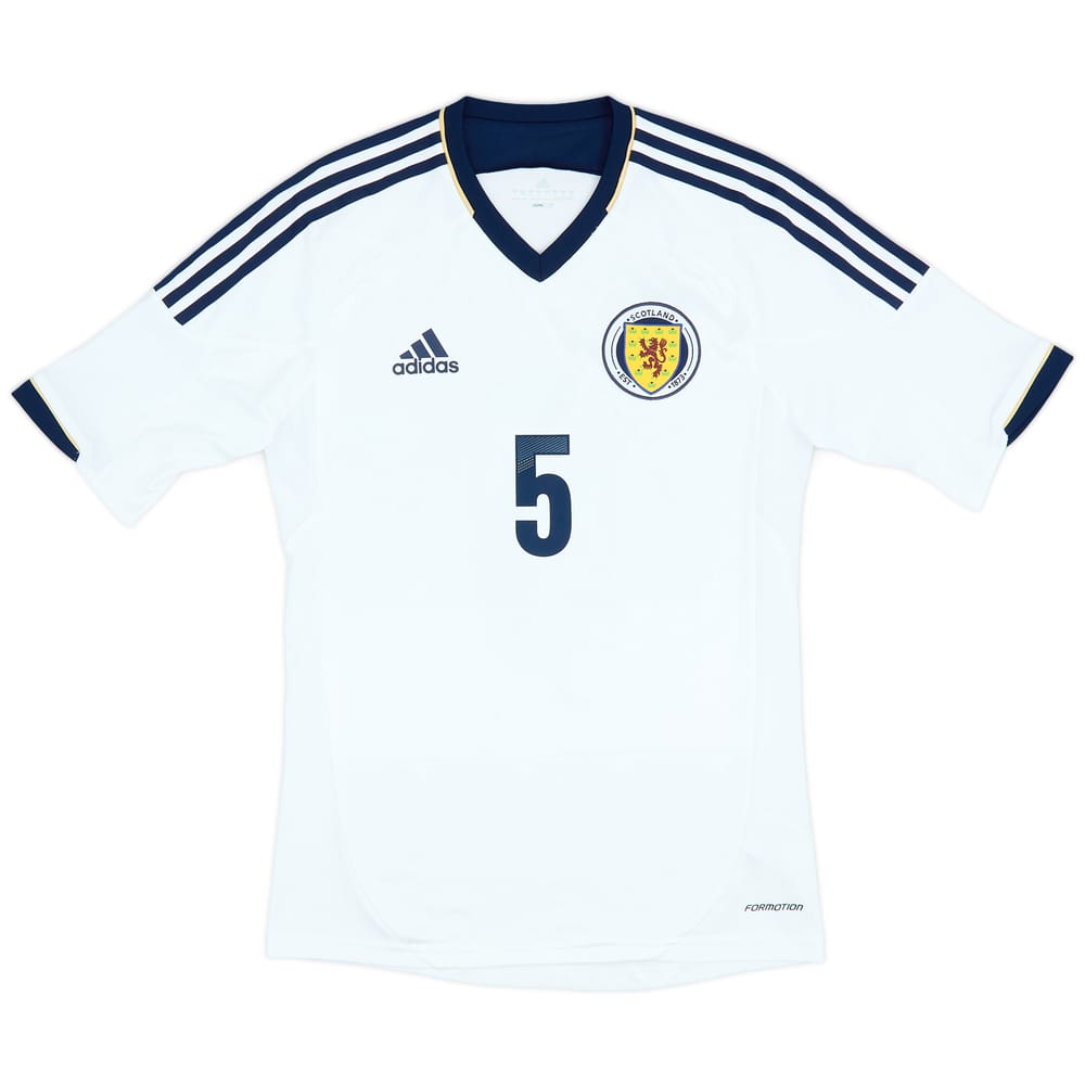 2012-14 Scotland Authentic Away Shirt #5 - 9/10 - (S)