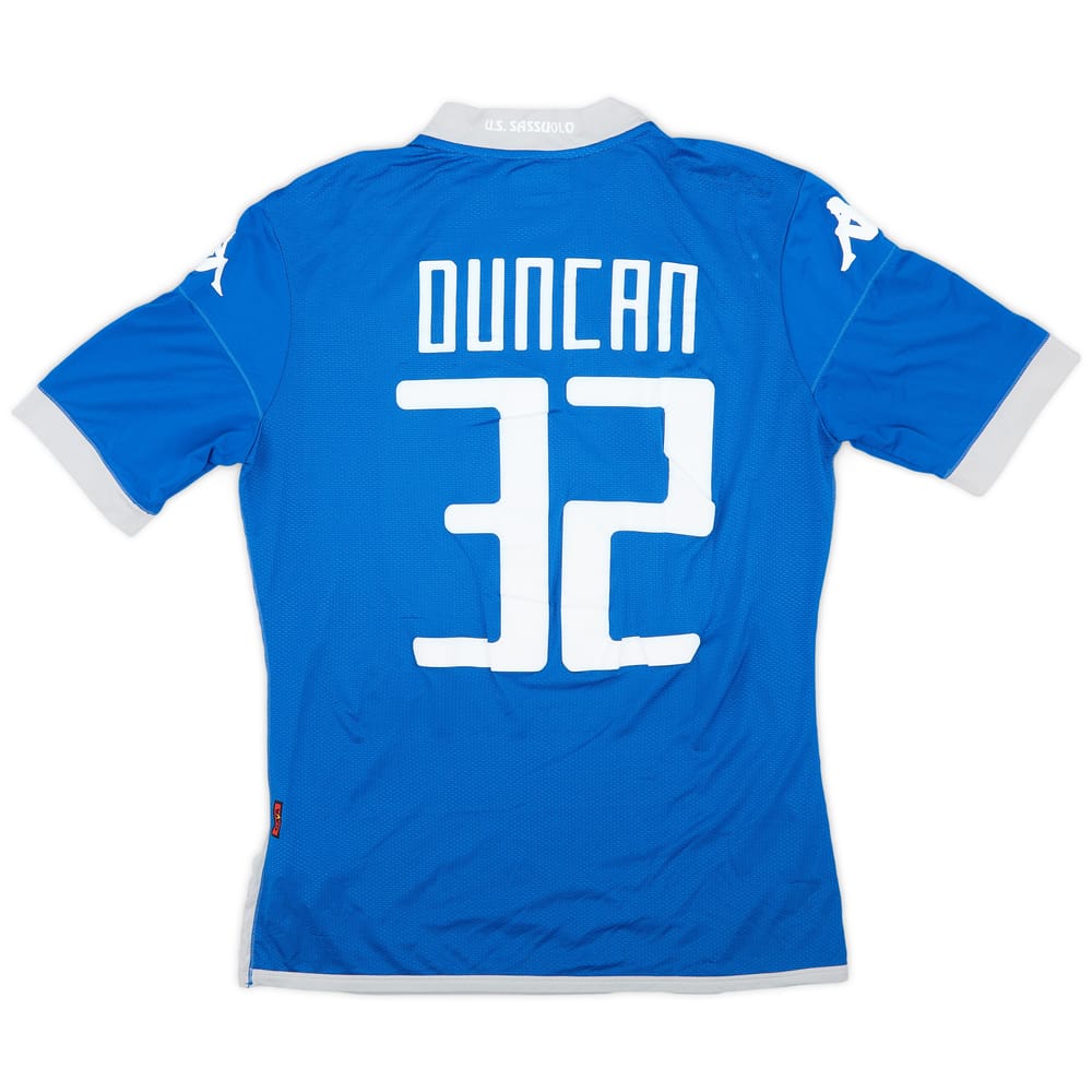 2015-16 Sassuolo Authentic Third Shirt Duncan #32 - 8/10 - (XL)