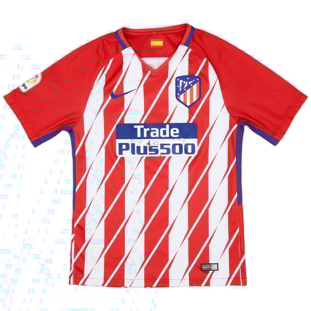 2017-18 Atletico Madrid Home Shirt - 5/10 - (S)