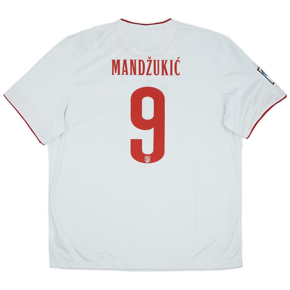 2014-15 Atletico Madrid Away Shirt Mandzukic #9 (XXL)