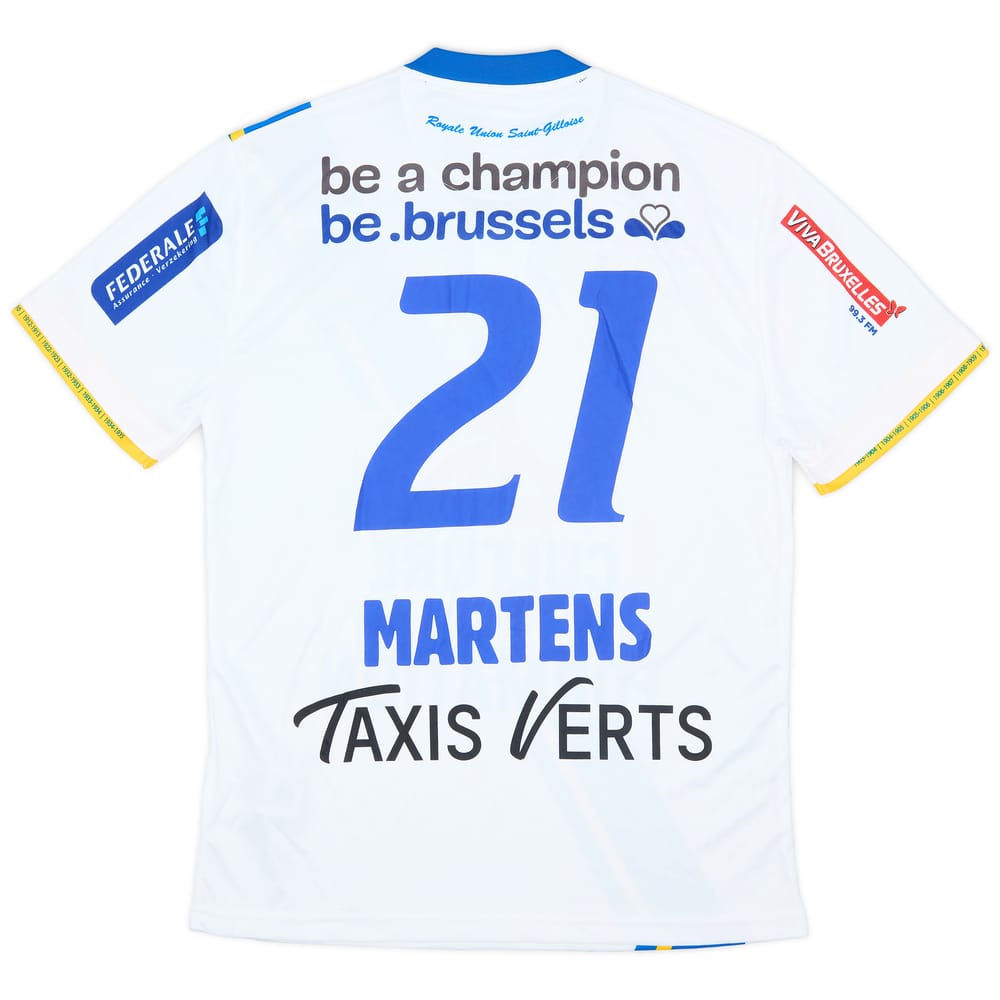 2017-18 Union Saint-Gilloise Away Shirt Martens #21 (L)