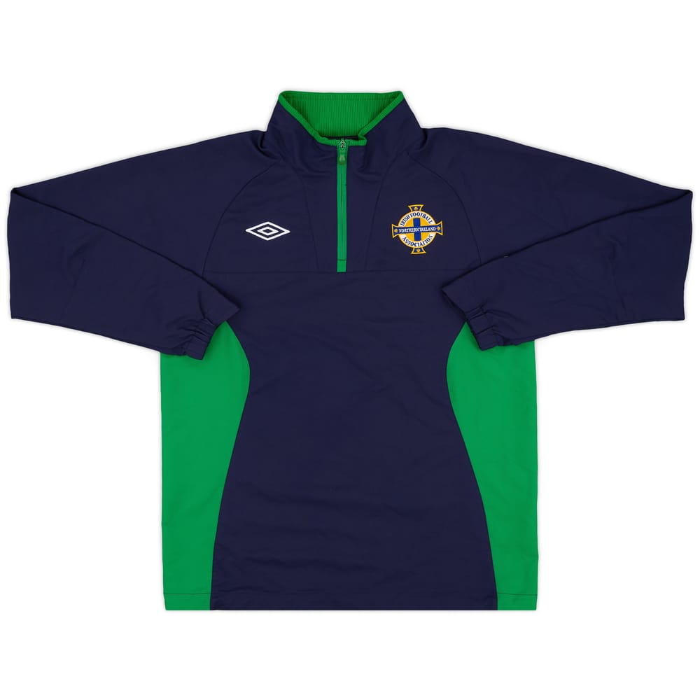 2010-12 Northern Ireland Umbro 1/4 Zip Drill Top - 8/10 - (M)
