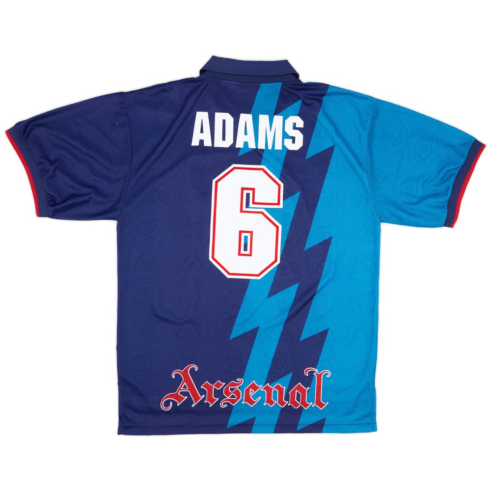 1995-96 Arsenal Away Shirt Adams #6 - 9/10 - (XL)