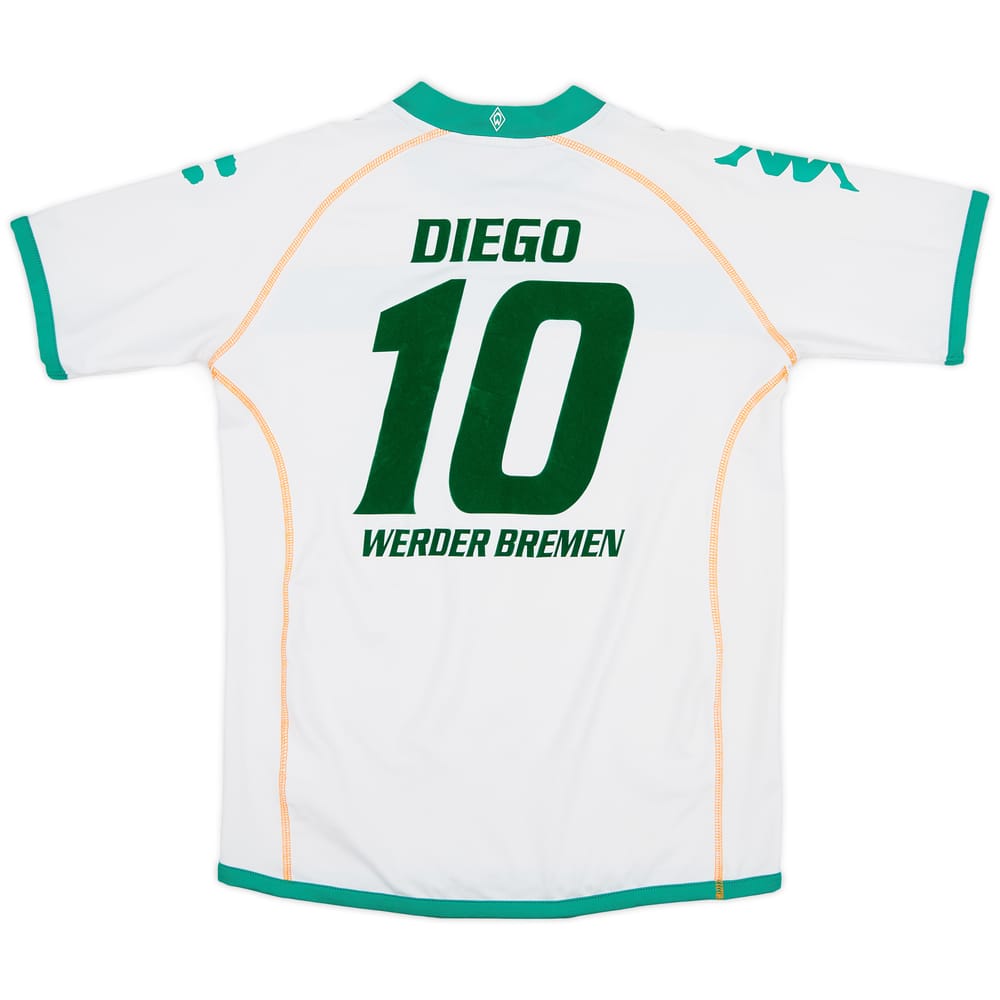 2008-09 Werder Bremen Home Shirt Diego #10 - 9/10 - (YXXL)