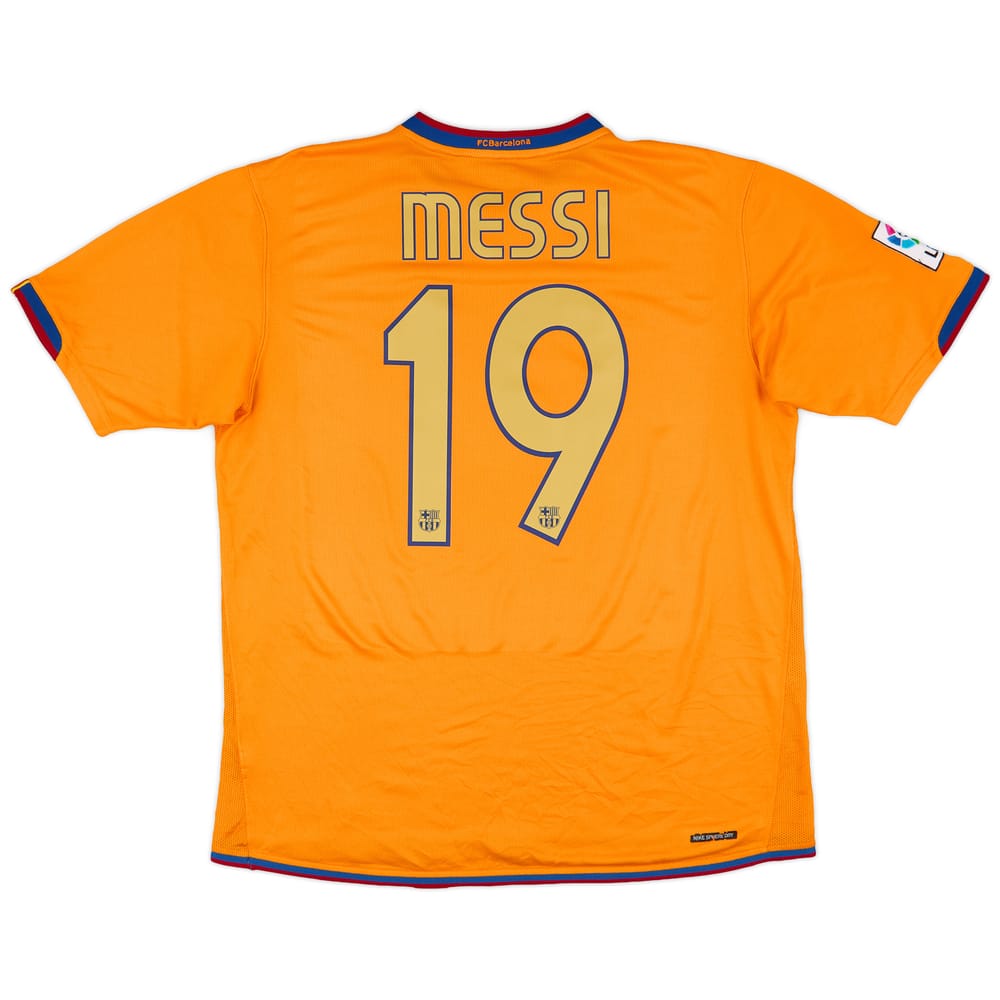 2006-08 Barcelona Away Shirt Messi #19 - 8/10 - (L)