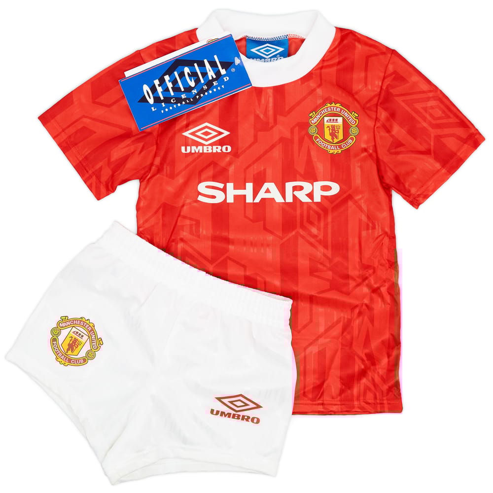 1992-94 Manchester United Home Shirt &amp; Shorts Kit (2-3 Years)