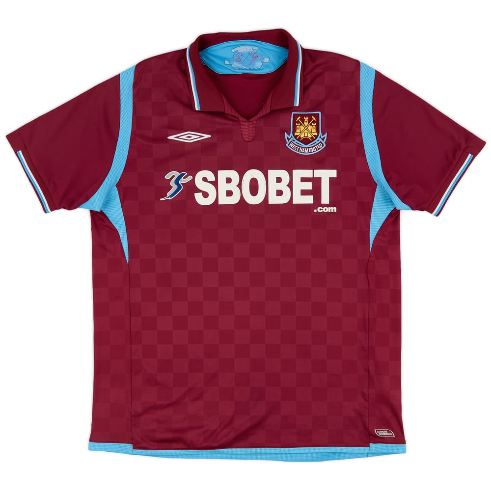 2009-10 West Ham Home Shirt - 6/10 - (L)