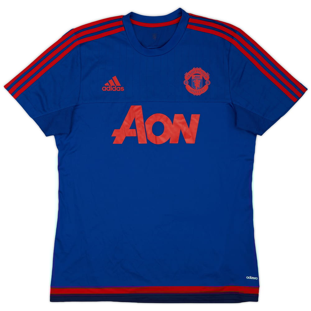 2015-16 Manchester United adidas Training Shirt - 9/10 - (L)