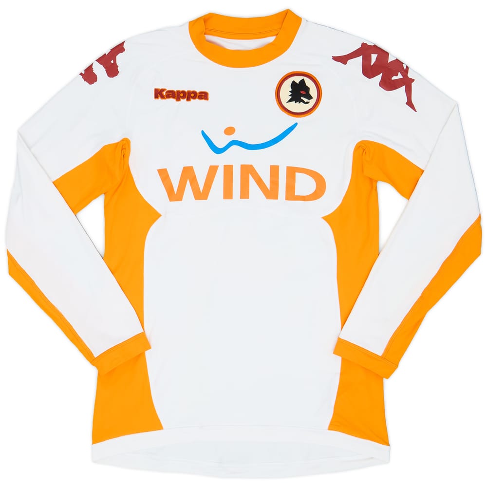 2010-11 Roma Away L/S Shirt #21 - 8/10 - (M)