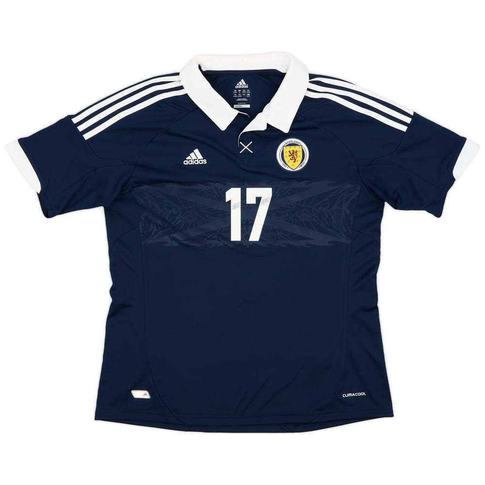 2011-13 Scotland Home Shirt #17 - 9/10 - (Women's XL)