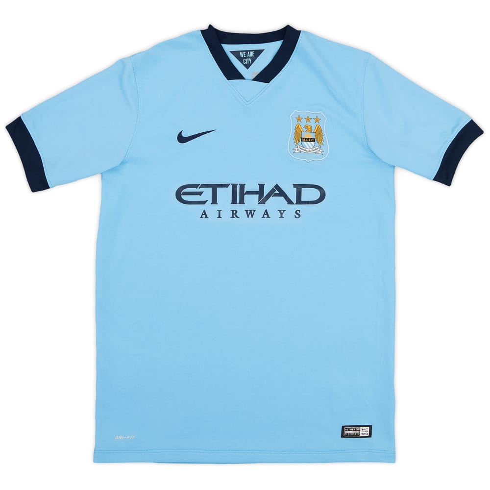 2014-15 Manchester City Home Shirt - 8/10 - (XL.Boys)