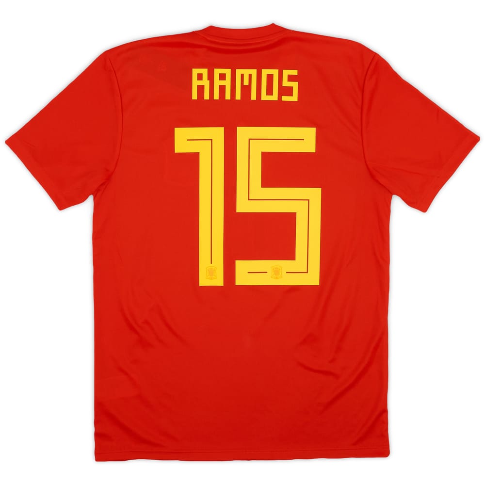2018-19 Spain Home Shirt Ramos #15 (S)