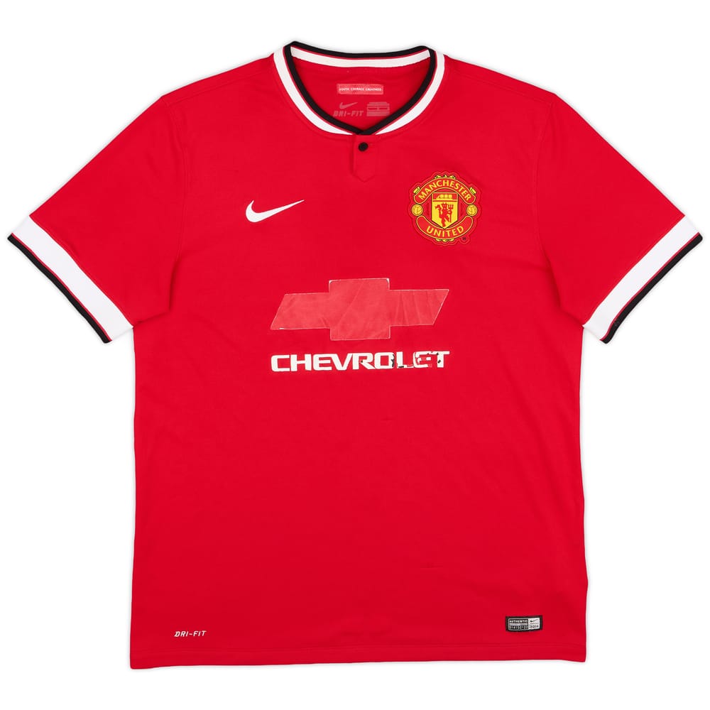 2014-15 Manchester United Home Shirt - 4/10 - (L)