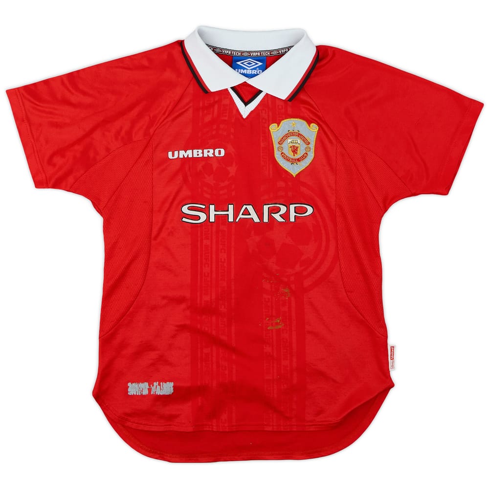 1999-00 Manchester United 'CL Winners' Shirt - 5/10 - (L.Boys)