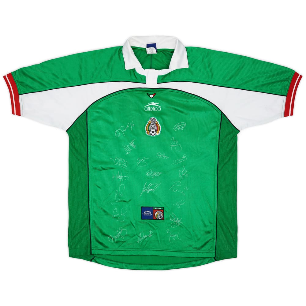 2000-01 Mexico 'Signed' Home Shirt (XL)