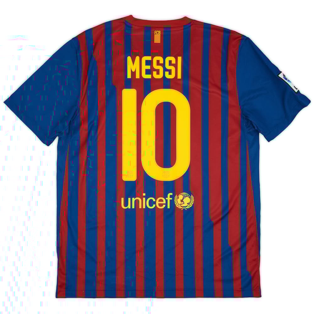 2011-12 Barcelona Home Shirt Messi #10 - 9/10 - (L)