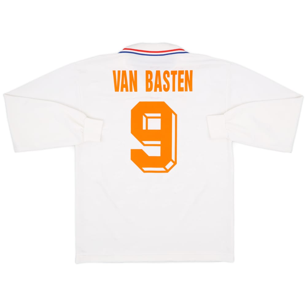1992-94 Netherlands Away L/S Shirt Van Basten #9 - 6/10 - (L)