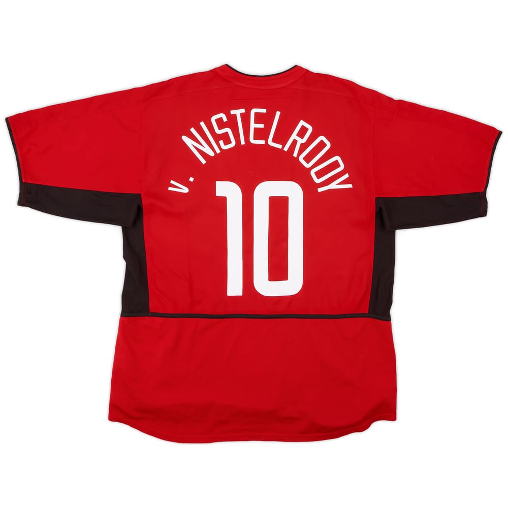 2002-04 Manchester United Home Shirt v.Nistelrooy #10 - 7/10 - (XXL)