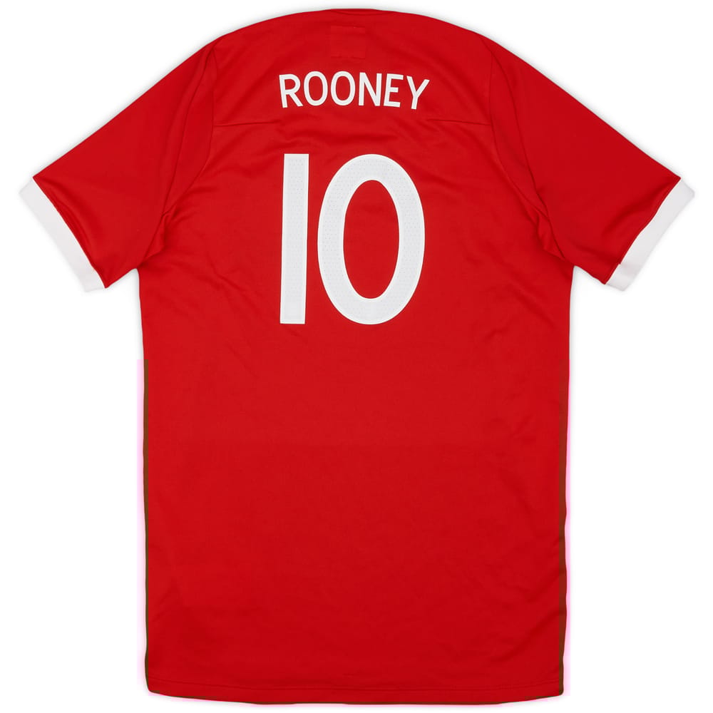 2010-11 England 'South Africa' Away Shirt Rooney #10 - 9/10 - (XL.Boys)