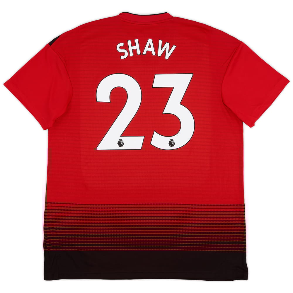 2018-19 Manchester United Home Shirt Shaw #23 (XL)