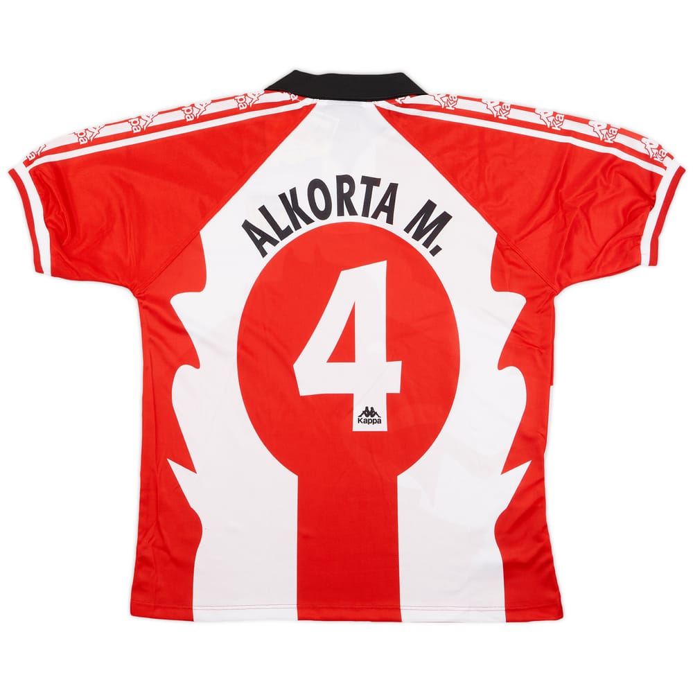 1997-98 Athletic Bilbao Centenary Third Shirt Alkorta M. #4 (XL)