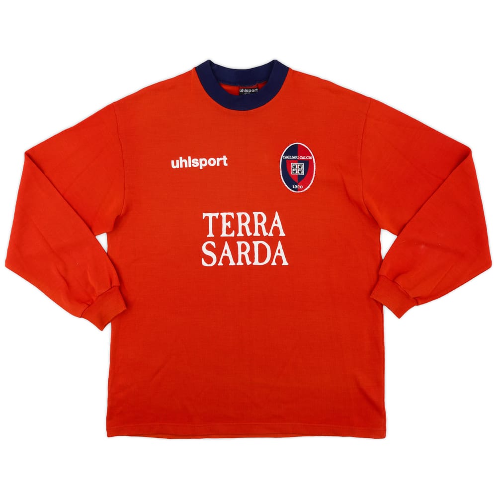 2000-02 Cagliari Uhlsport Sweat Top - 8/10 - (XL)