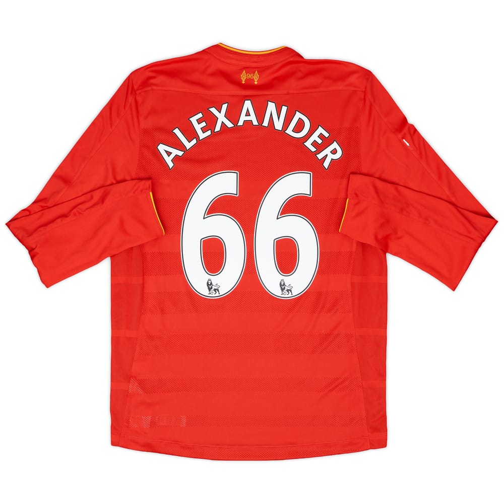 2016-17 Liverpool Home L/S Shirt Alexander #66 - 8/10 - (M)
