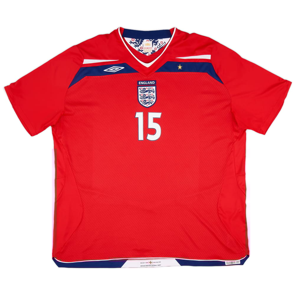 2008-10 England Away Shirt #15 - 8/10 - (4XL)