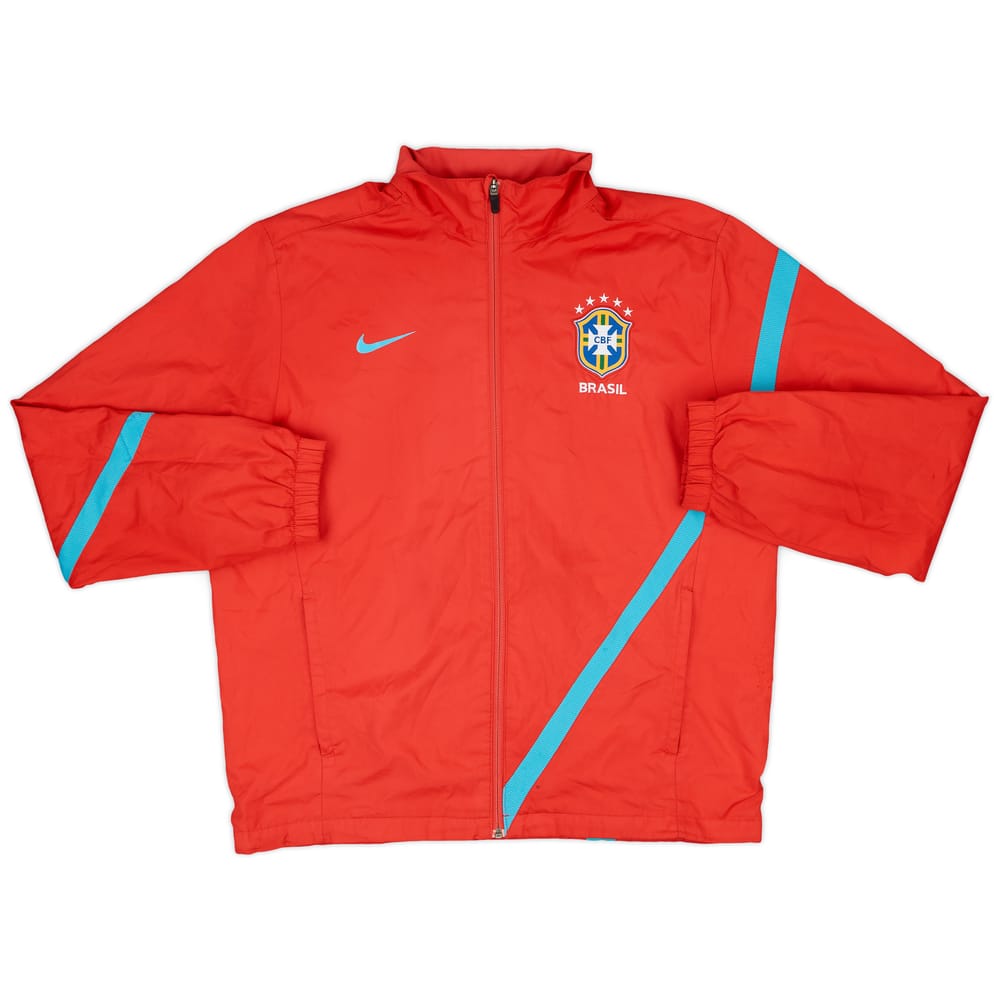 2012-13 Brazil Nike Track Jacket - 6/10 - (L)