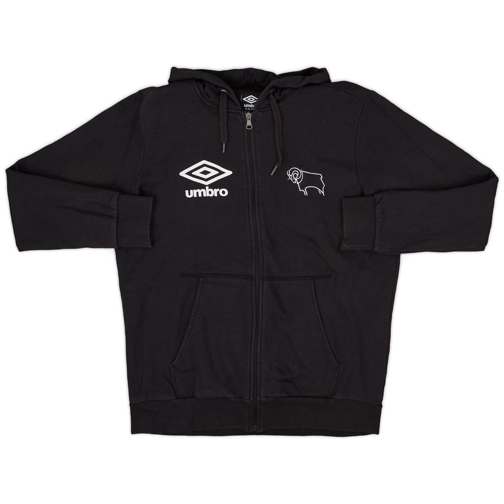 2016-17 Derby County Umbro Hooded Sweat Top - 7/10 - (L)