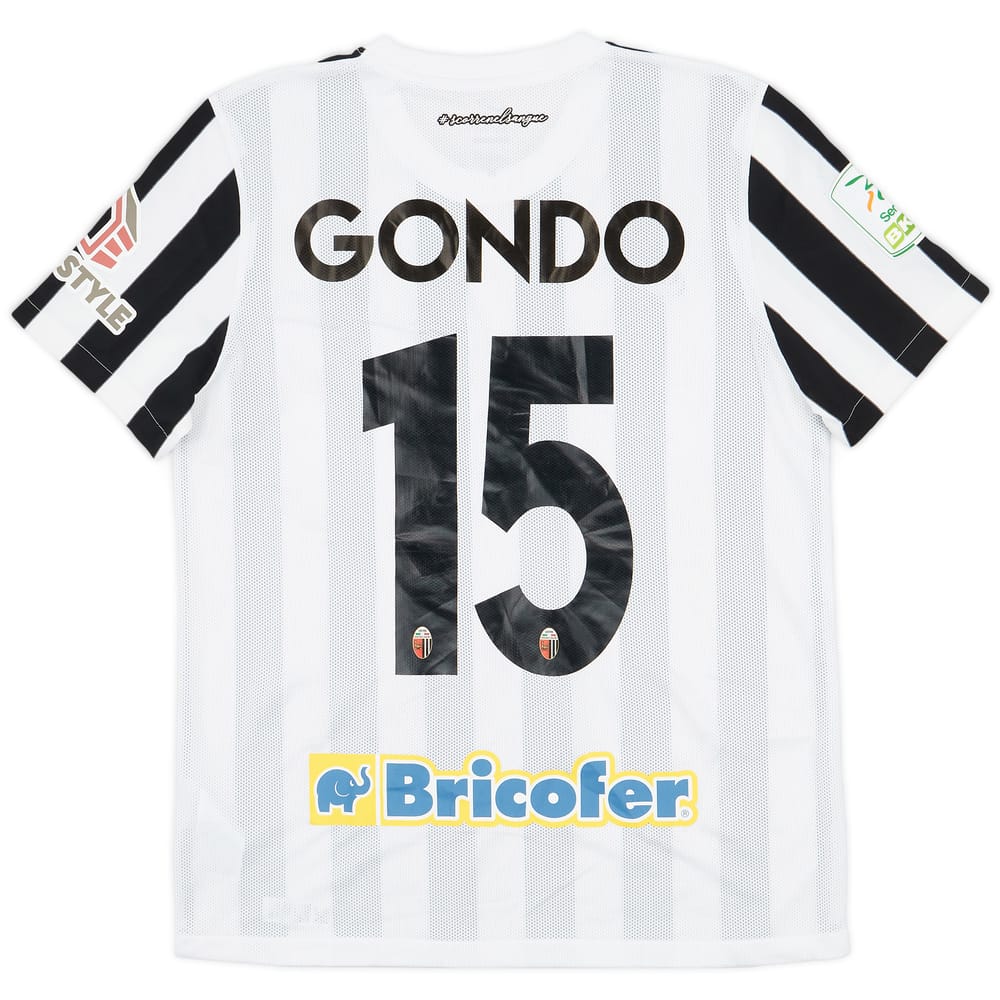 2022-23 Ascoli Home Shirt Gondo #15 - 9/10 - (L)