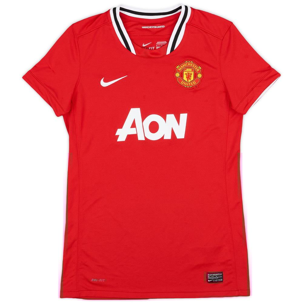 2011-12 Manchester United Home Shirt - 8/10 - (Women's S)