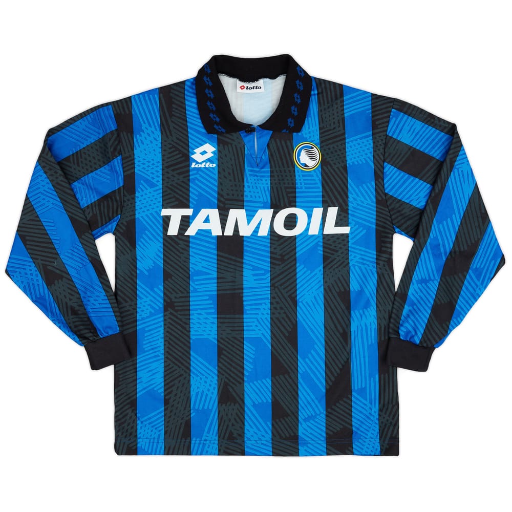 1991-93 Atalanta Home L/S Shirt - 9/10 - (L)