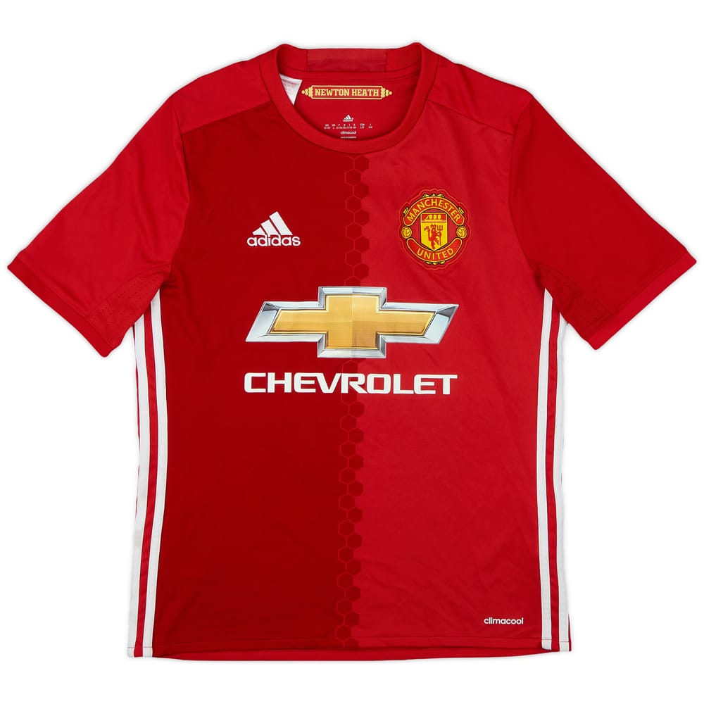 2016-17 Manchester United Home Shirt - 8/10 - (L.Boys)