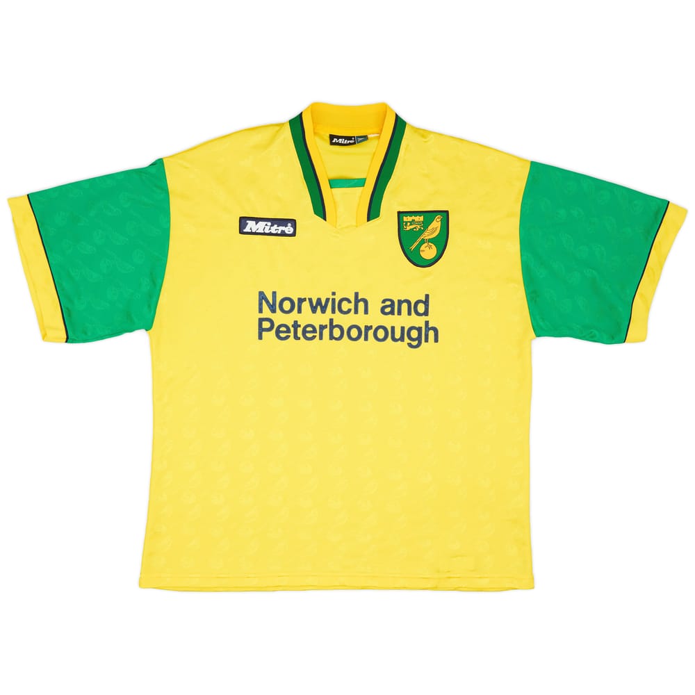 1996-97 Norwich Home Shirt - 8/10 - (XL)