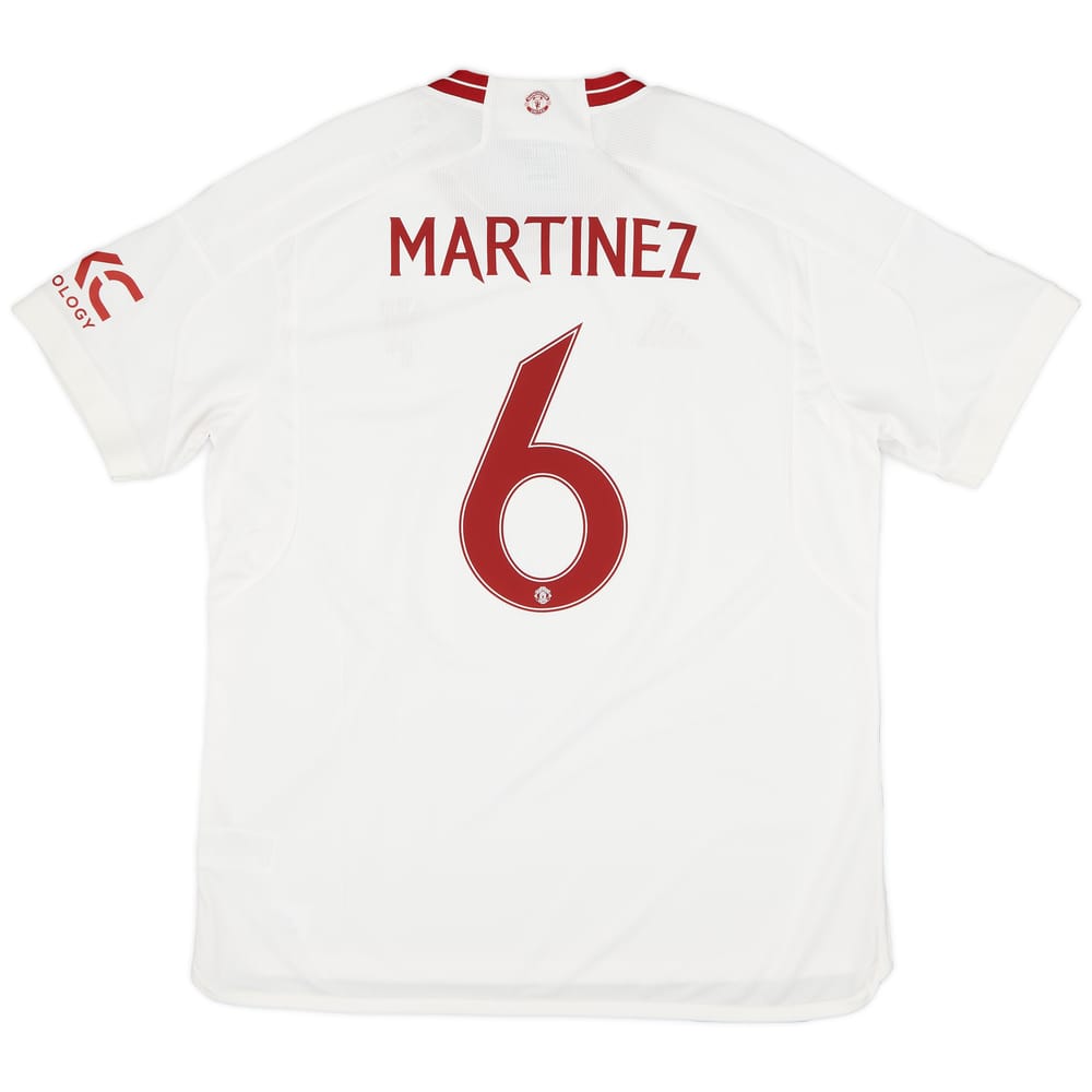 2023-24 Manchester United Third Shirt Martinez #6 (XL)