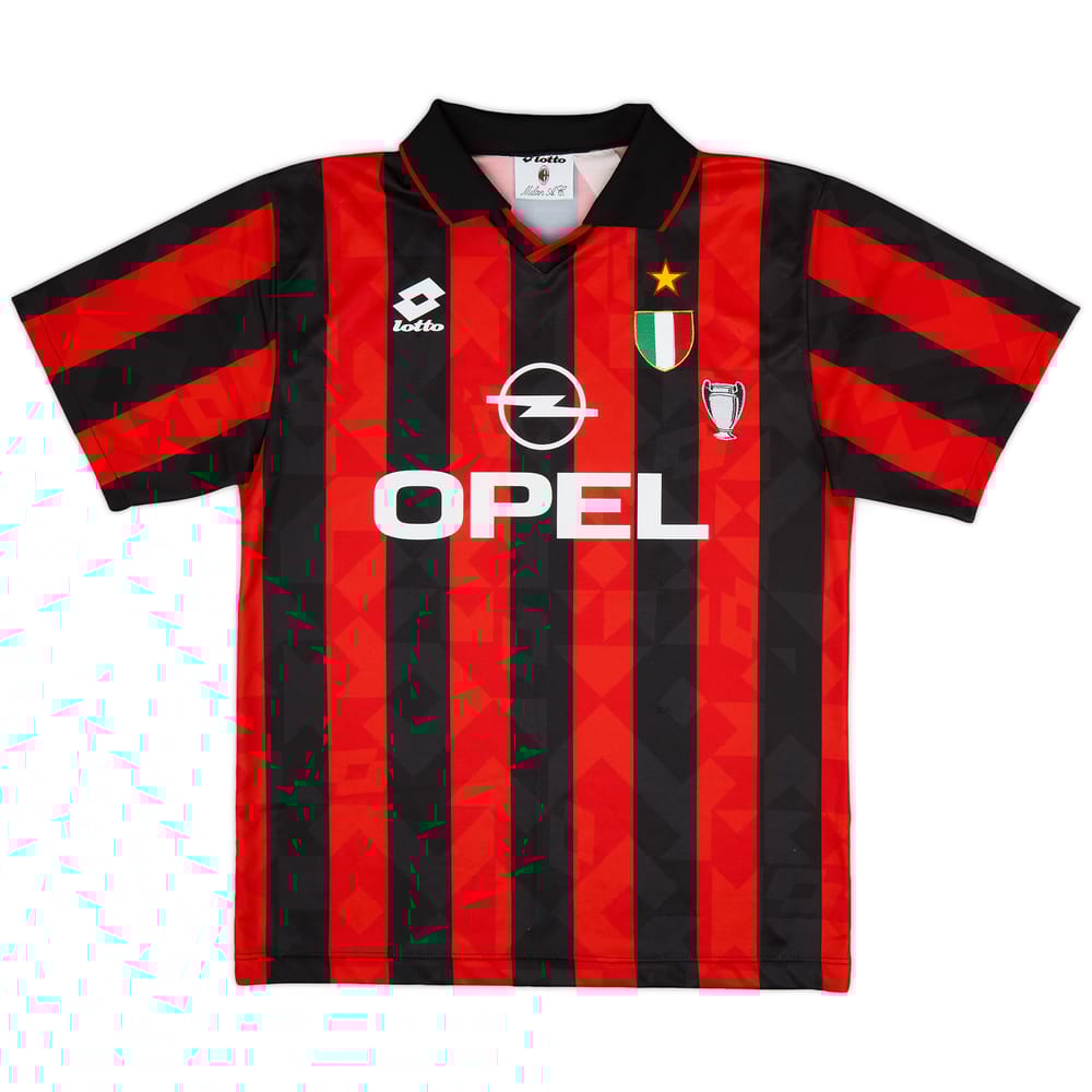 1994-95 AC Milan Home Shirt - 9/10 - (L)