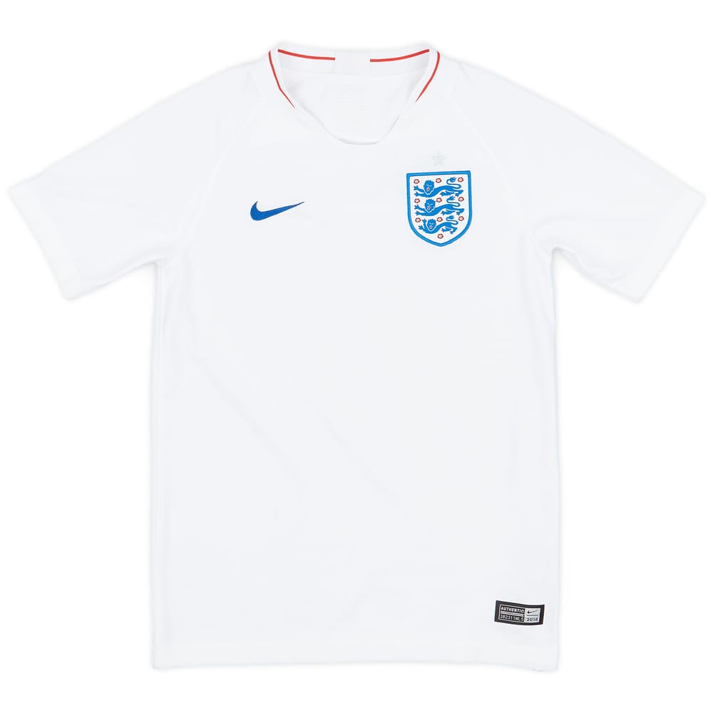 2018-19 England Home Shirt - 9/10 - (M.Boys)