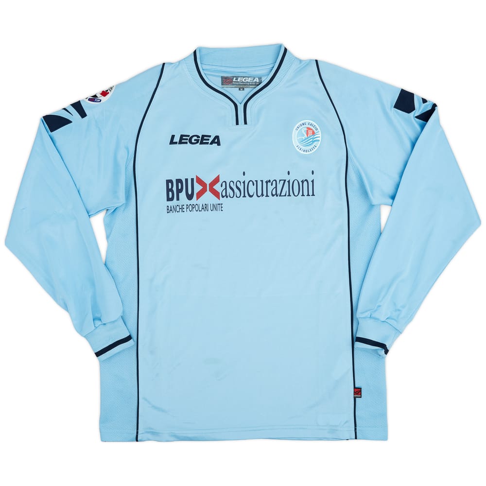 2005-06 AlbinoLeffe Home L/S Shirt - 6/10 - (M)