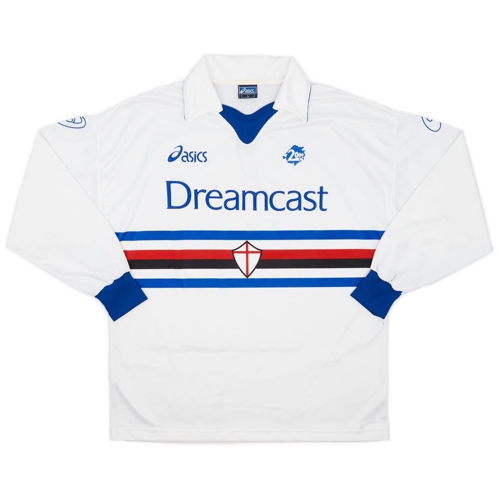 1999-00 Sampdoria Away L/S Shirt - 9/10 - (L)