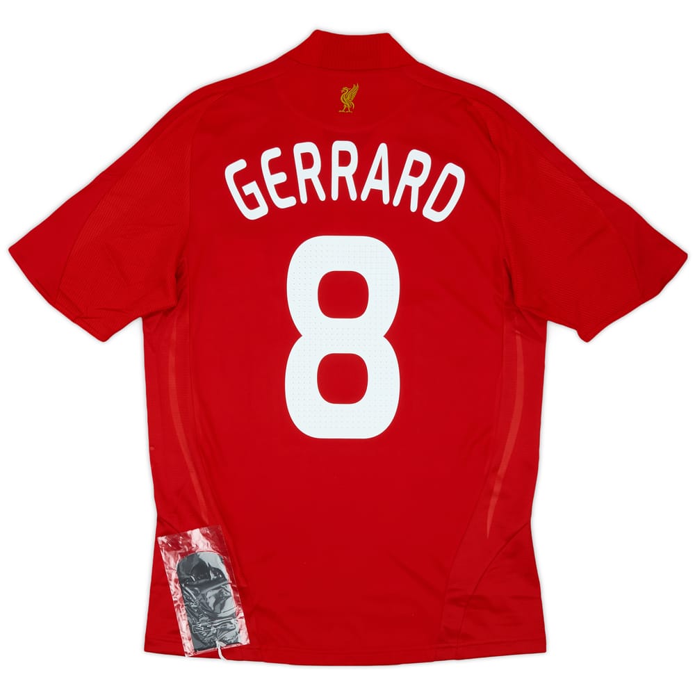 2008-10 Liverpool Home Shirt Gerrard #8 (S)