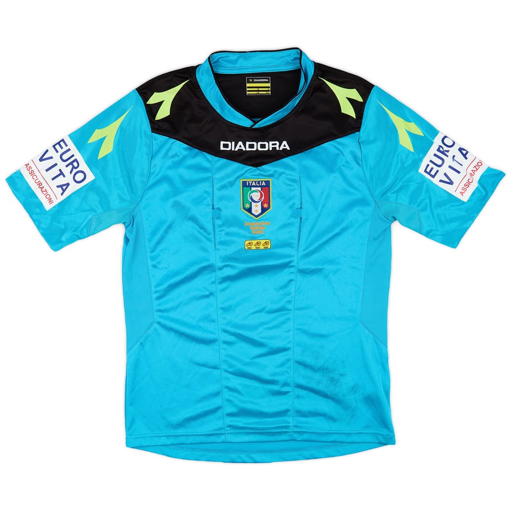 2015-16 Italy Diadora Referee Shirt - 9/10 - (XS)