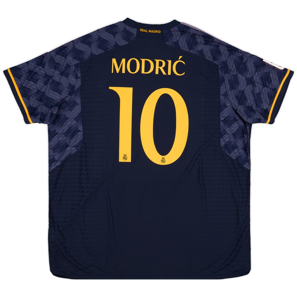 2023-24 Real Madrid Authentic Away Shirt Modric #10 (3XL)