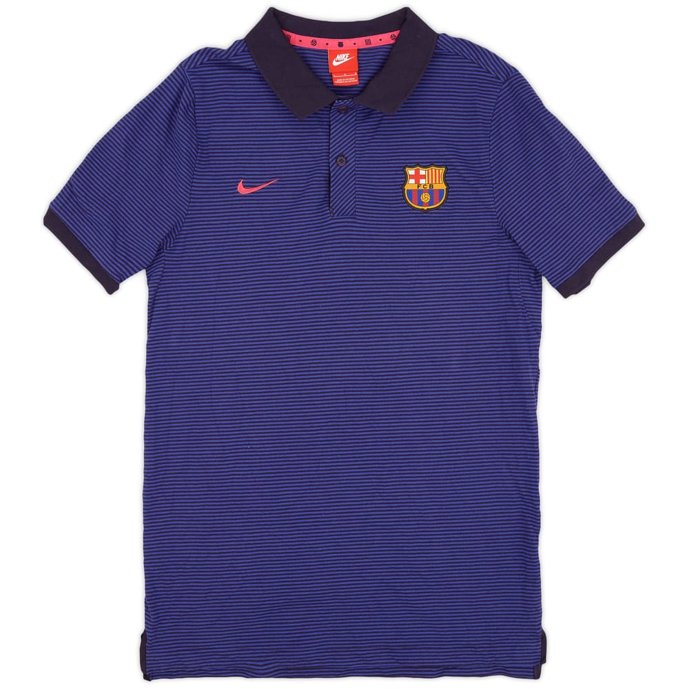 2016-17 Barcelona Nike Polo Shirt - 9/10 - (L)