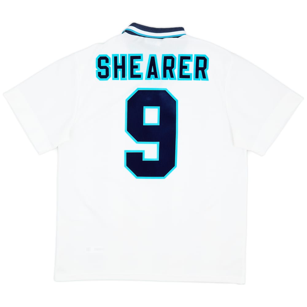 1995-97 England Home Shirt Shearer #9 - 9/10 - (L)
